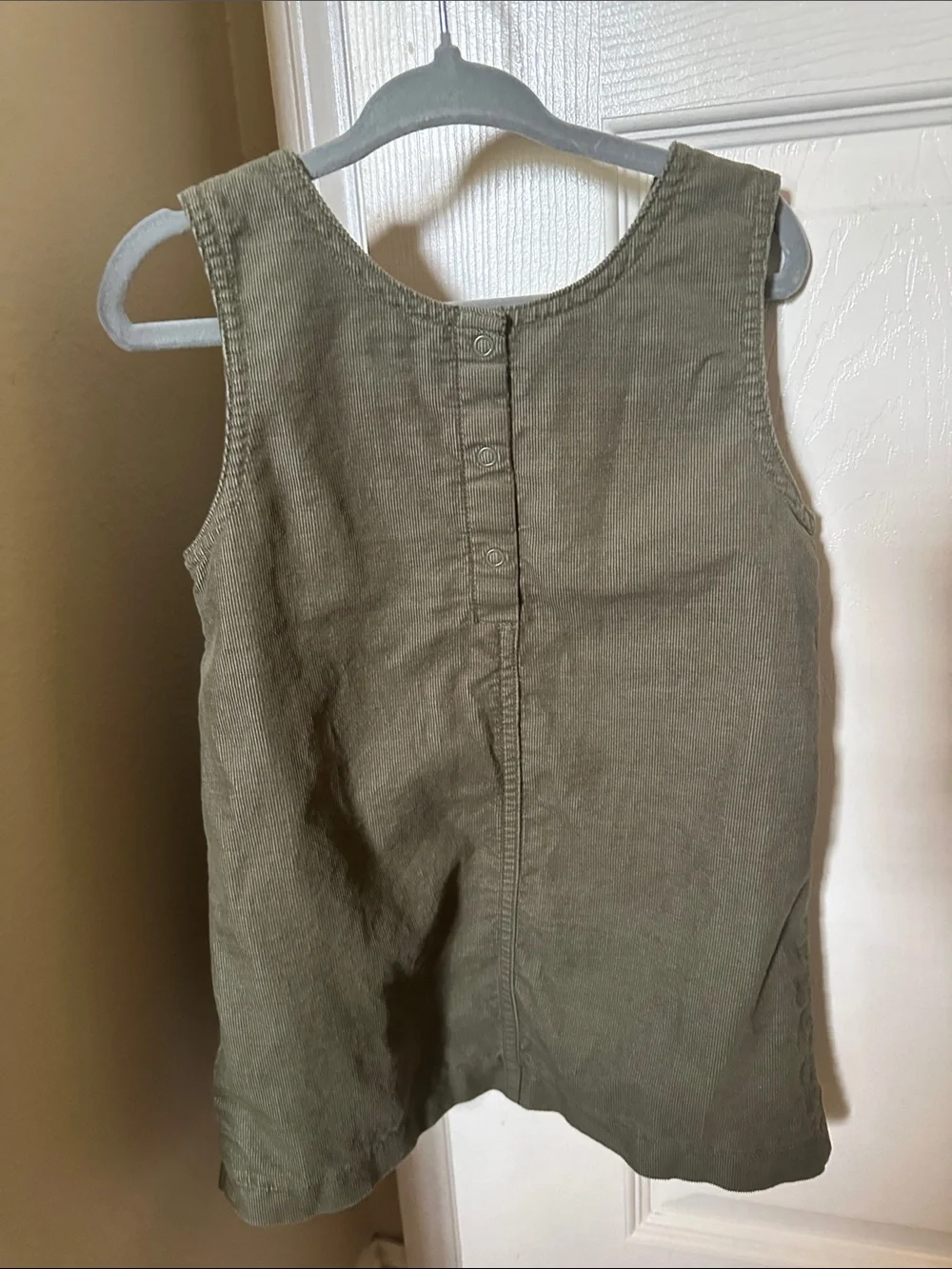 GAP Olive Green Girls' Sleeveless Jumper